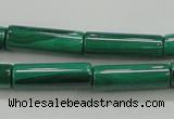 CMN411 15.5 inches 4*13mm tube natural malachite beads wholesale