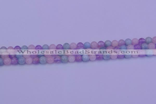 CMQ351 15.5 inches 6mm round mixed quartz beads wholesale