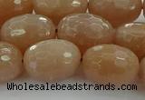 CMS1101 15.5 inches 13*18mm faceted rice moonstone gemstone beads