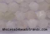 CMS1154 15.5 inches 8mm faceted nuggets white moonstone beads