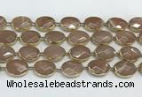 CMS1346 7.5 inches 15*20mm faceted oval moonstone beads