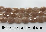 CMS1355 18*24mm - 20*25mm faceted octagonal moonstone beads