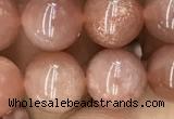 CMS1477 15.5 inches 10mm round moonstone beads wholesale