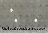 CMS1480 15.5 inches 2*4mm faceted rondelle white moonstone beads