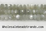 CMS1657 15.5 inches 6*12mm - 8*13mm faceted tyre moonstone beads