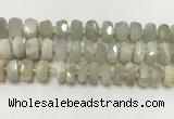 CMS1769 15.5 inches 6*12mm - 8*13mm faceted tyre moonstone beads