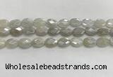 CMS1807 15.5 inches 10*14mm faceted oval AB-color moonstone beads