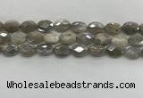 CMS1812 15.5 inches 10*14mm faceted oval AB-color moonstone beads