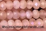 CMS1865 15.5 inches 3*4mm faceted rondelle moonstone beads wholesale