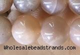CMS1931 15.5 inches 8mm round moonstone beads wholesale