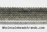 CMS2020 15.5 inches 6mm round black moonstone beads wholesale