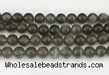 CMS2023 15.5 inches 12mm round black moonstone beads wholesale