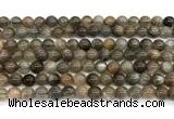 CMS2287 15 inches 6mm round grey moonstone beads wholesale
