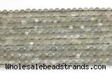 CMS2293 15 inches 4mm round grey moonstone beads wholesale