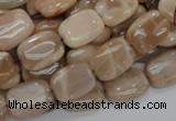 CMS27 15.5 inches 12*16mm rectangle moonstone gemstone beads wholesale