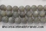 CMS303 15.5 inches 8mm round natural grey moonstone beads wholesale