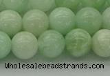 CMS412 15.5 inches 8mm round green moonstone beads wholesale