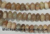 CMS518 15.5 inches 4*8mm rondelle moonstone beads wholesale
