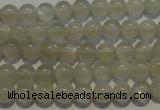 CMS651 15.5 inches 6mm round grey moonstone beads wholesale