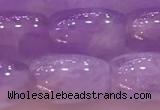 CNA975 15.5 inches 8*12mm drum natural lavender amethyst beads