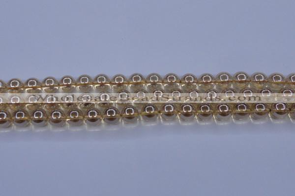 CNC503 15.5 inches 10mm round dyed natural white crystal beads