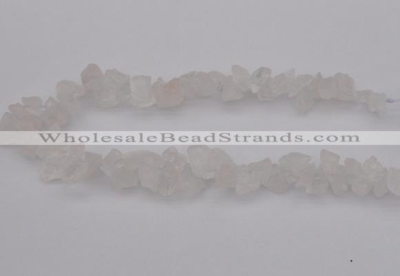 CNG1115 15.5 inches 8*12mm - 13*18mm nuggets white crystal beads