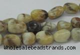 CNG207 15.5 inches 7*9mm nuggets feldspar gemstone beads