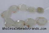 CNG2534 15.5 inches 35*40mm - 40*45mm freeform druzy agate beads