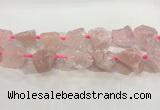 CNG3560 15.5 inches 18*20mm - 25*30mm nuggets rough rose quartz beads
