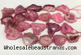 CNG3639 15.5 inches 22*30mm - 30*40mm freeform druzy agate beads