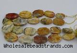 CNG5423 20*30mm - 35*45mm faceted freeform crazy lace agate beads