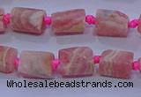 CNG5914 15.5 inches 4*6mm - 6*10mm nuggets rough rhodochrosite beads
