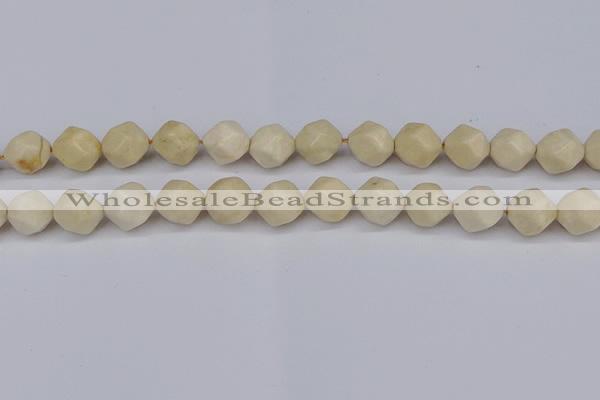 CNG6122 15.5 inches 8mm faceted nuggets jasper beads