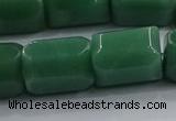CNG6415 15.5 inches 15*20mm faceted nuggets green aventurine beads