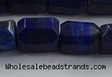 CNG6431 15.5 inches 15*20mm faceted nuggets lapis lazuli beads