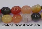 CNG6888 8*12mm - 10*14mm nuggets mixed rutilated quartz beads