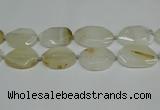 CNG7080 15.5 inches 25*35mm - 35*45mm faceted freeform agate beads
