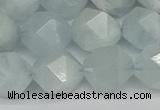 CNG7263 15.5 inches 12mm faceted nuggets aquamarine beads