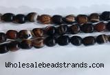 CNG8279 15.5 inches 13*18mm nuggets striped agate beads wholesale