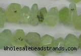 CNG858 15.5 inches 11*15mm faceted nuggets prehnite beads wholesale