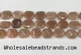 CNG8812 15.5 inches 16mm - 20mm faceted freeform moonstone beads