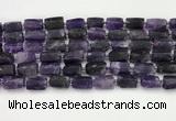 CNG8848 15.5 inches 8*12mm - 10*16mm nuggets matte amethyst beads