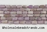 CNG8858 15.5 inches 8*12mm - 10*16mm nuggets matte kunzite beads