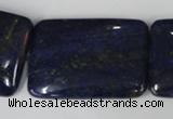 CNL538 15.5 inches 25*35mm rectangle natural lapis lazuli gemstone beads