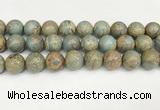 CNS337 15.5 inches 18mm round serpentine jasper beads wholesale