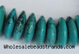 CNT29 16 inches 8*25mm rondelle natural turquoise beads wholesale