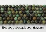 CNT411 15.5 inches 8mm round natural turquoise beads wholesale