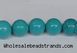 CNT43 16 inches 12mm round turquoise beads wholesale