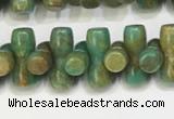 CNT536 15.5 inches 3*9mm turquoise gemstone beads