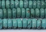 CNT543 15.5 inches 3*6mm rondelle turquoise gemstone beads